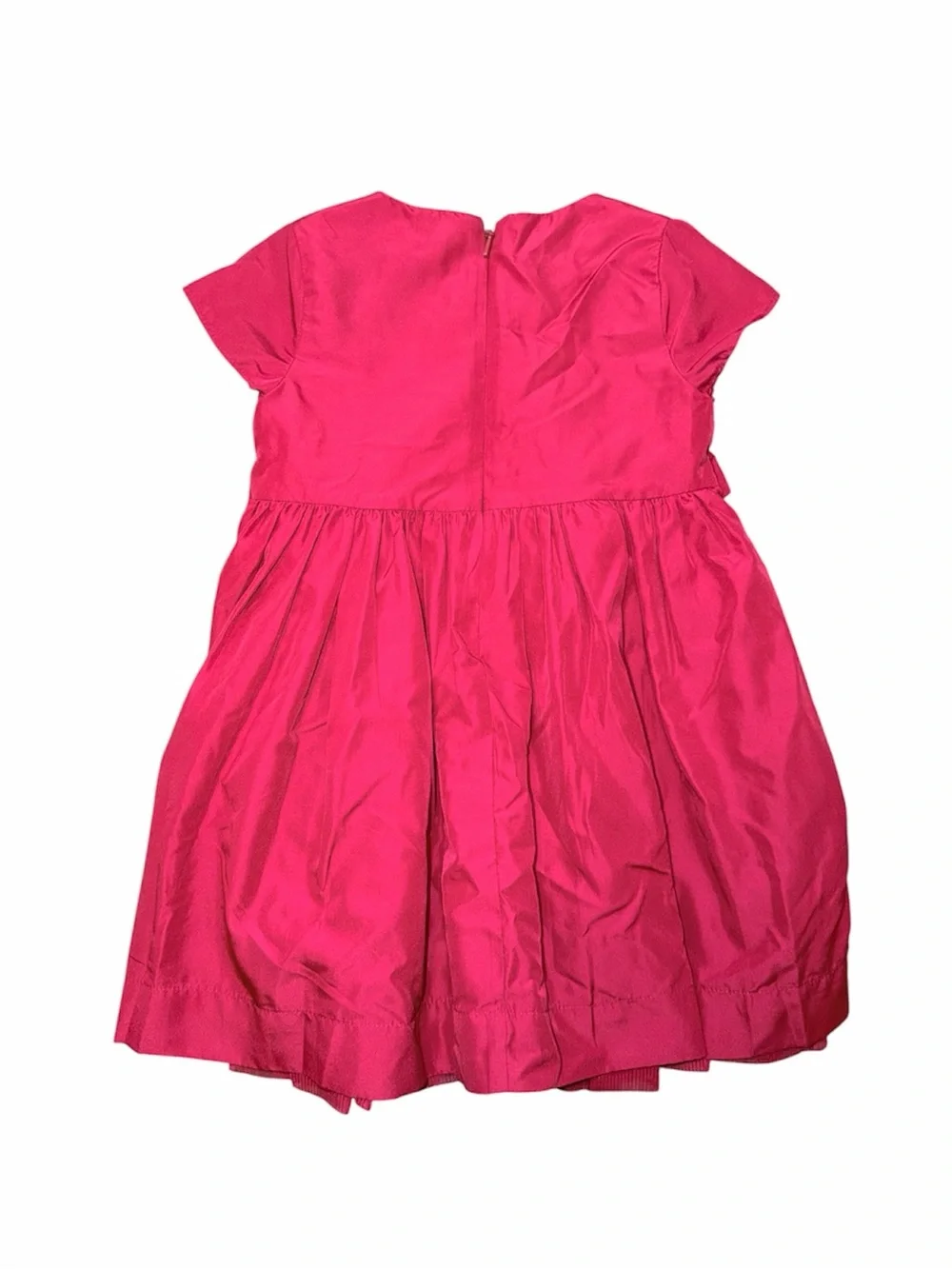 Baby GAP Toddler Girls Red Taffeta Ruffle Party Dress with Bloomers Size 2T